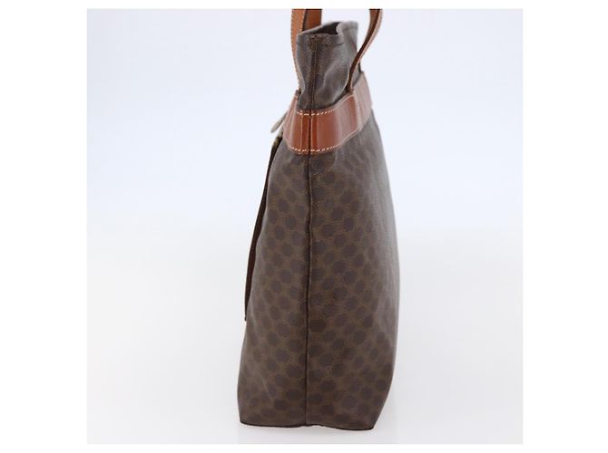 Céline CELINE Macadam Canvas Tote Bag aus PVC-Leder in Braun Auth ki6109 - Ansicht 5