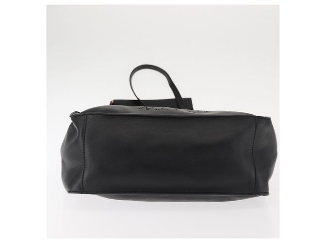 Autre Marque Borsa tote Stella logo in poliestere nero e oro Auth BA6613 D'oro - vista 11