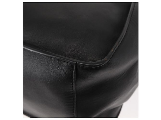 Autre Marque Borsa tote Stella logo in poliestere nero e oro Auth BA6613 D'oro - vista 15