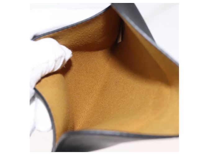 Autre Marque Borsa tote Stella logo in poliestere nero e oro Auth BA6613 D'oro - vista 22
