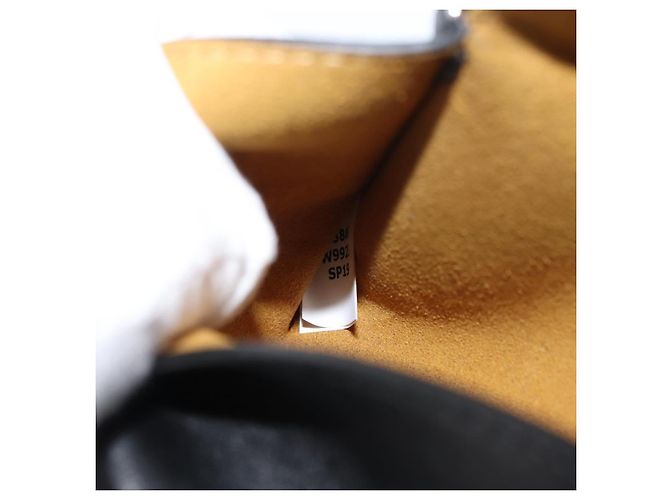 Autre Marque Borsa tote Stella logo in poliestere nero e oro Auth BA6613 D'oro - vista 23