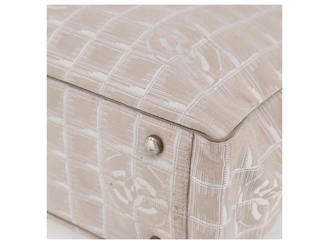 CHANEL Borsa Tote New Wave Canvas Rosa Argento CC Auth ep11016 - vista 10