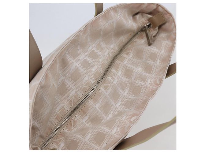 CHANEL Borsa Tote New Wave Canvas Rosa Argento CC Auth ep11016 - vista 6