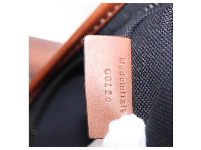 Berluti Calligraphy Tote Bag aus Canvas und Leder Beige Silber Authentisch bs29891 - Ansicht 12