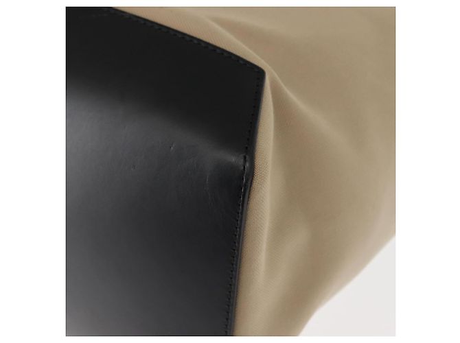 Berluti Calligraphy Tote Bag aus Canvas und Leder Beige Silber Authentisch bs29891 - Ansicht 14