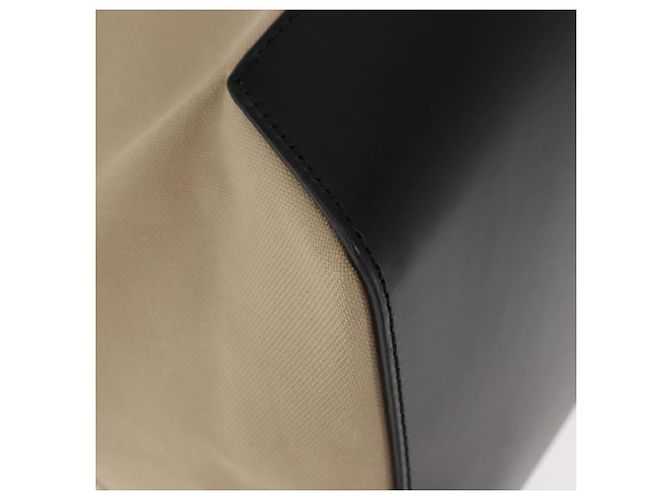 Berluti Calligraphy Tote Bag aus Canvas und Leder Beige Silber Authentisch bs29891 - Ansicht 9