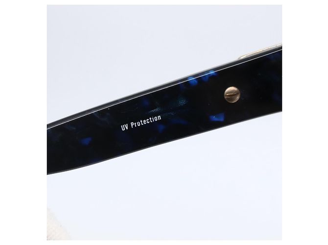 Gafas de sol SAINT LAURENT de plástico azul Auth bs29545 - vista 10