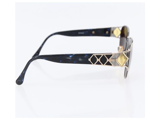 Gafas de sol SAINT LAURENT de plástico azul Auth bs29545 - vista 4