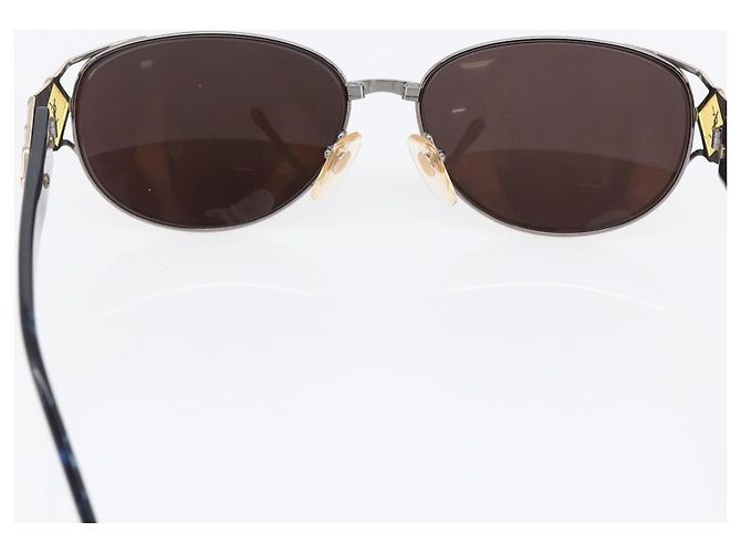 Gafas de sol SAINT LAURENT de plástico azul Auth bs29545 - vista 8