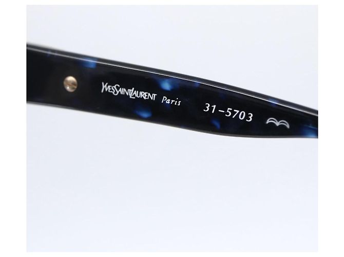 Gafas de sol SAINT LAURENT de plástico azul Auth bs29545 - vista 9