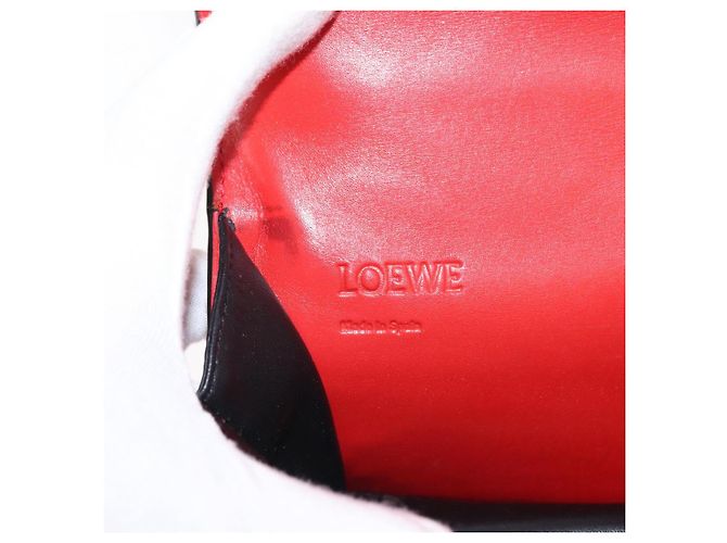LOEWE Schultertasche aus Leder Braun Gold Auth bs29532 Golden - Ansicht 18