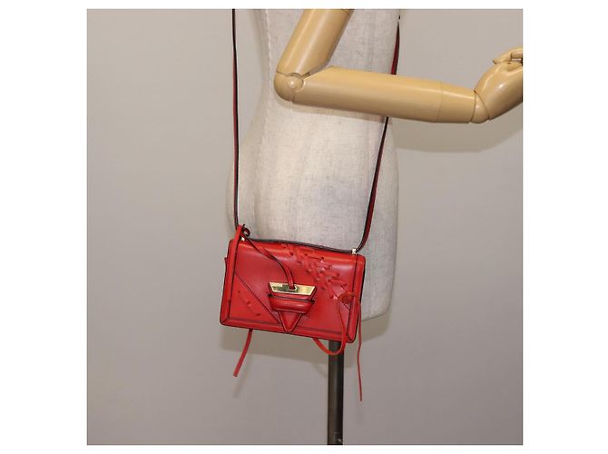 LOEWE Schultertasche aus Leder Braun Gold Auth bs29532 Golden - Ansicht 21