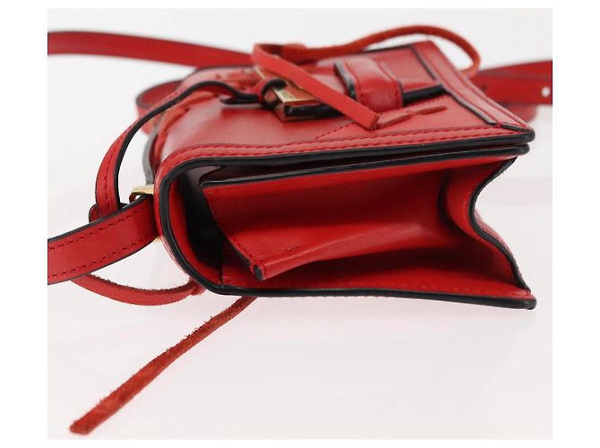 LOEWE Schultertasche aus Leder Braun Gold Auth bs29532 Golden - Ansicht 4
