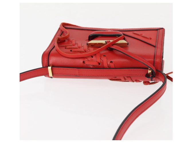 LOEWE Schultertasche aus Leder Braun Gold Auth bs29532 Golden - Ansicht 6