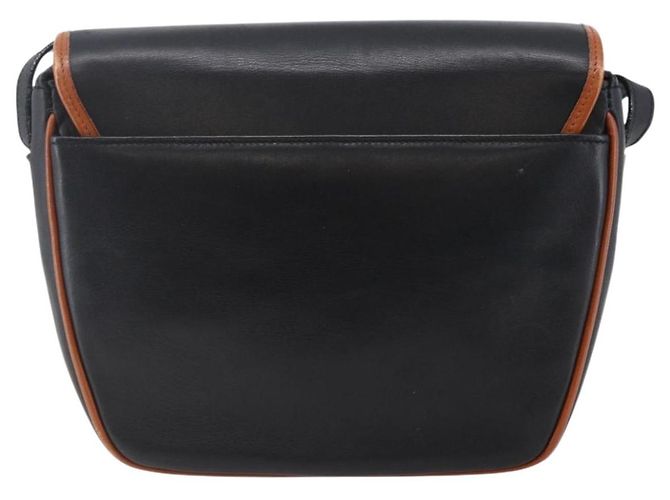 Céline Borsa a Spalla CELINE in Pelle Nera e Oro Auth ep11125 Nero D'oro - vista 3