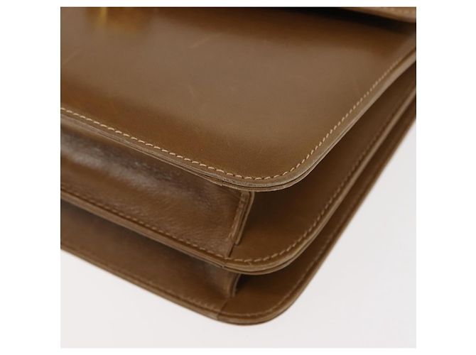 Gucci Borsa a Spalla in Pelle Marrone Oro Auth BA6561 D'oro - vista 11