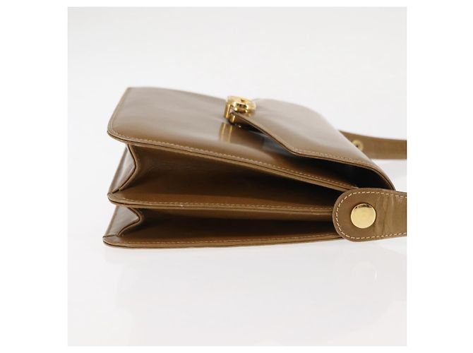 Gucci Borsa a Spalla in Pelle Marrone Oro Auth BA6561 D'oro - vista 4