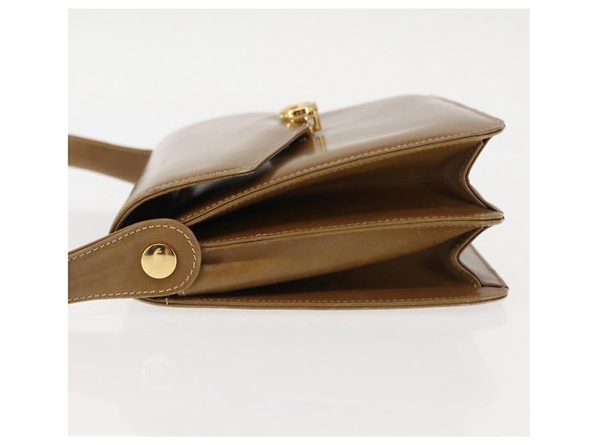 Gucci Borsa a Spalla in Pelle Marrone Oro Auth BA6561 D'oro - vista 5