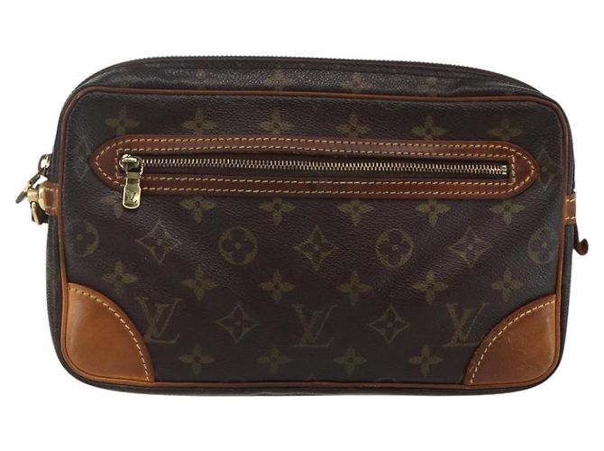 LOUIS VUITTON Clutch Marly Dragonne GM Monogram M51825 LV Auth BA6498 Monogramma - vista 13