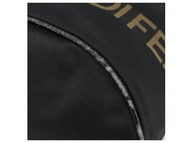 Borsa a Mano FENDI in Nylon Nero e Oro Auth ep10985 D'oro - vista 9