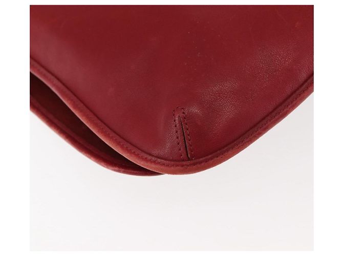 Coach Borsa a Spalla in Pelle Rossa Auth am9326 Rosso - vista 12
