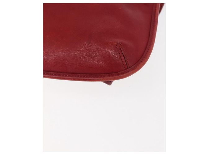 Coach Borsa a Spalla in Pelle Rossa Auth am9326 Rosso - vista 13