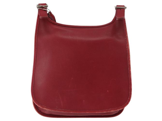 Coach Borsa a Spalla in Pelle Rossa Auth am9326 Rosso - vista 3