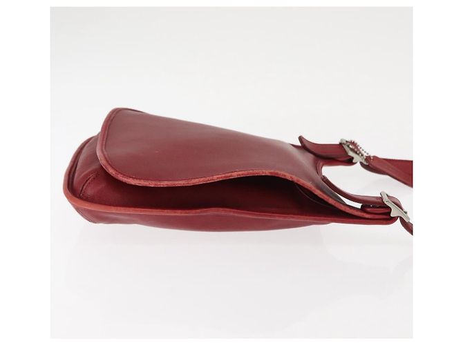 Coach Borsa a Spalla in Pelle Rossa Auth am9326 Rosso - vista 4