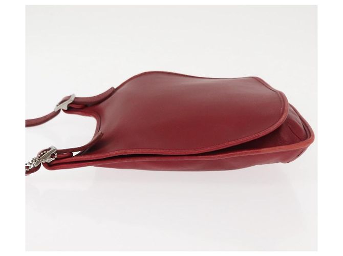 Coach Borsa a Spalla in Pelle Rossa Auth am9326 Rosso - vista 5