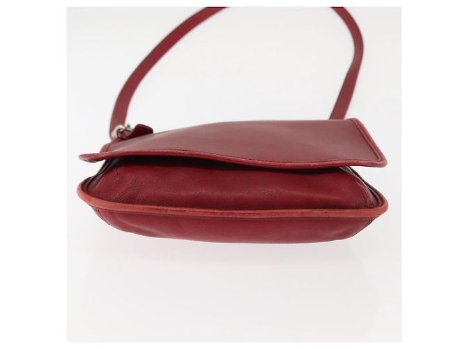 Coach Borsa a Spalla in Pelle Rossa Auth am9326 Rosso - vista 9