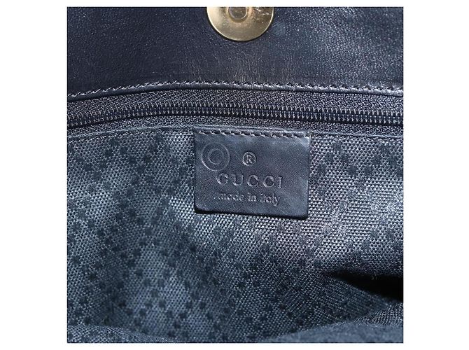 Borsa a Mano GUCCI Nylon Beige Oro 002 8080 Auth kk590 D'oro - vista 15