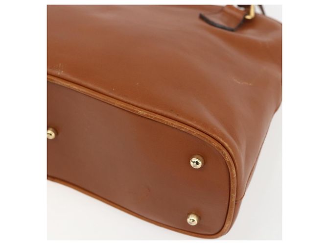 Borsa a mano in pelle Gucci Bamboo 2 in 1 marrone oro 000 1274 0290 Auth 155221 - vista 12