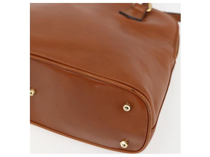 Borsa a mano in pelle Gucci Bamboo 2 in 1 marrone oro 000 1274 0290 Auth 155221 - vista 14