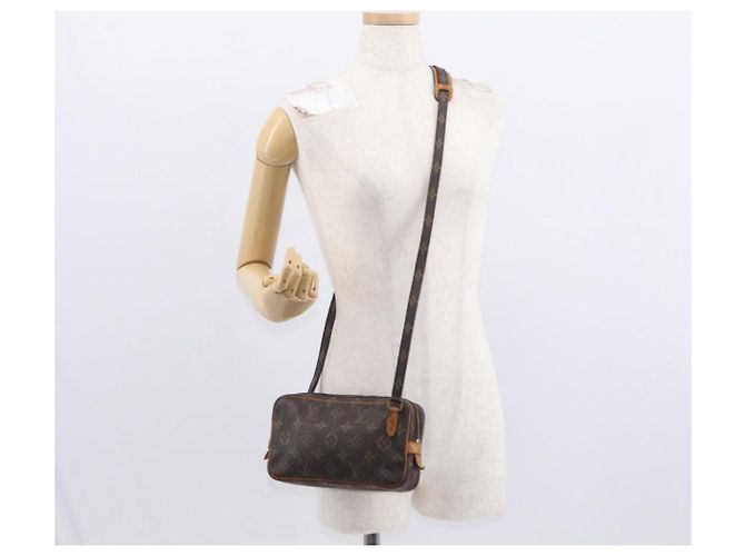 LOUIS VUITTON Borsa a Spalla Monogram Marly Bandouliere M51828 LV Auth 155354 Monogramma - vista 19