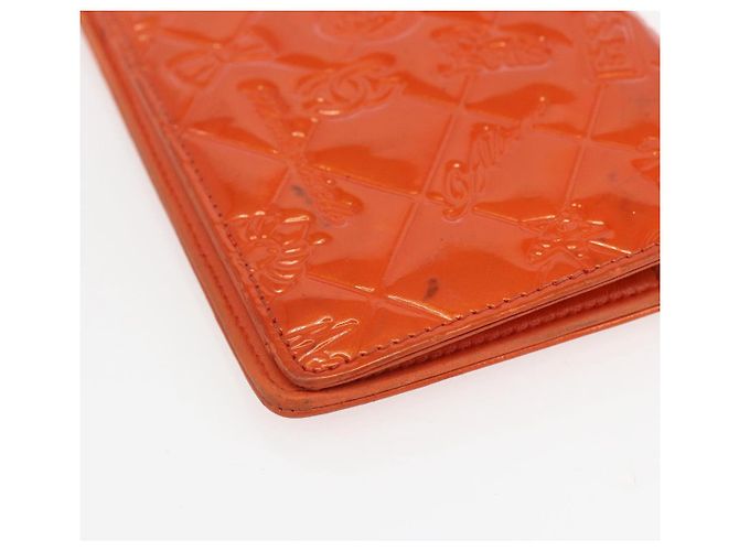 CHANEL Icon line Long Wallet Emaille Orange CC Auth bs31694 - Ansicht 11
