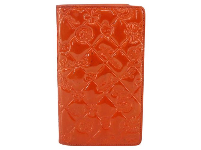 CHANEL Icon line Long Wallet Emaille Orange CC Auth bs31694 - Ansicht 2