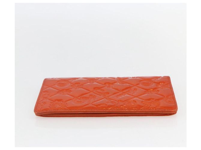 CHANEL Icon line Long Wallet Emaille Orange CC Auth bs31694 - Ansicht 4