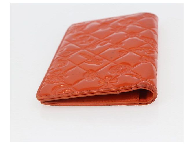 CHANEL Icon line Long Wallet Emaille Orange CC Auth bs31694 - Ansicht 6