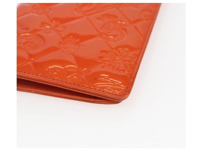 CHANEL Icon line Long Wallet Emaille Orange CC Auth bs31694 - Ansicht 8