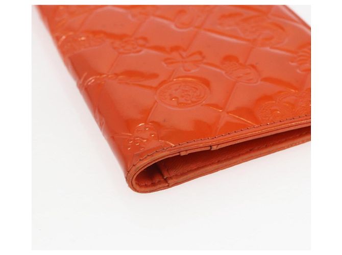 CHANEL Icon line Long Wallet Emaille Orange CC Auth bs31694 - Ansicht 9
