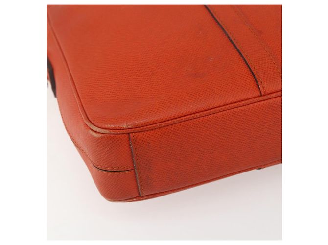 LOUIS VUITTON Taiga Borsa Porta Documenti da Viaggio Arancione M30637 LV Auth 156354 - vista 16