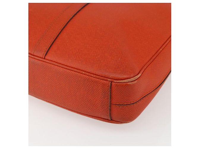 LOUIS VUITTON Taiga Borsa Porta Documenti da Viaggio Arancione M30637 LV Auth 156354 - vista 17