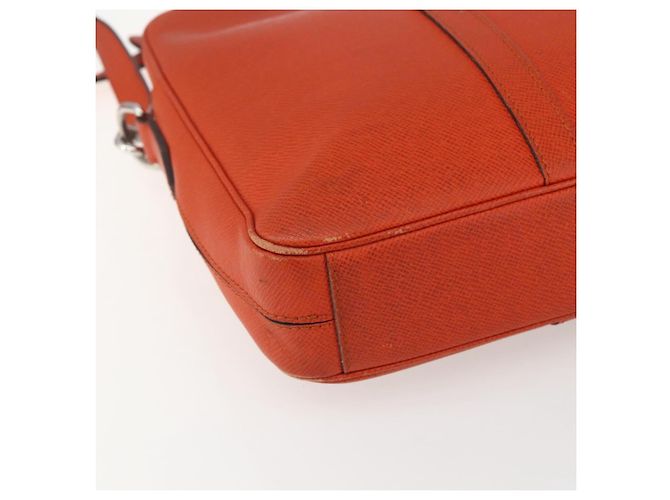 LOUIS VUITTON Taiga Borsa Porta Documenti da Viaggio Arancione M30637 LV Auth 156354 - vista 18