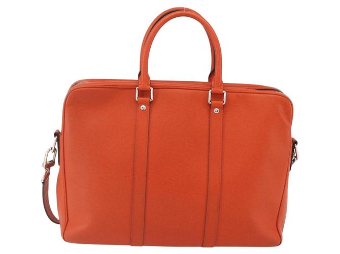 LOUIS VUITTON Taiga Borsa Porta Documenti da Viaggio Arancione M30637 LV Auth 156354 - vista 2