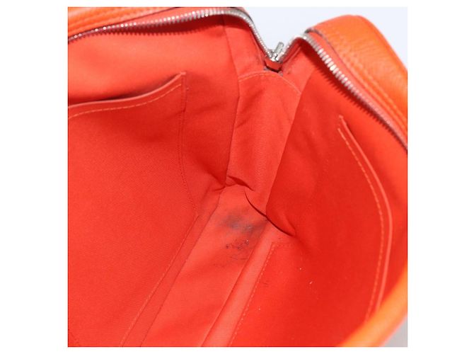 LOUIS VUITTON Taiga Borsa Porta Documenti da Viaggio Arancione M30637 LV Auth 156354 - vista 20