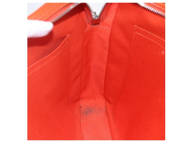 LOUIS VUITTON Taiga Borsa Porta Documenti da Viaggio Arancione M30637 LV Auth 156354 - vista 21