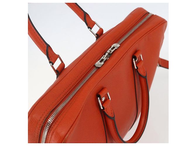LOUIS VUITTON Taiga Borsa Porta Documenti da Viaggio Arancione M30637 LV Auth 156354 - vista 6