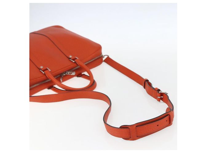 LOUIS VUITTON Taiga Borsa Porta Documenti da Viaggio Arancione M30637 LV Auth 156354 - vista 8