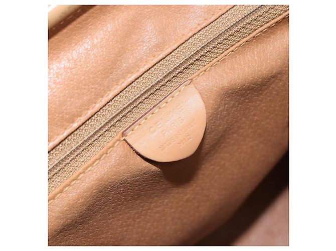 Céline Bolsa tote em lona Macadam CELINE em couro PVC marrom dourado Auth bs31514 - vista 15