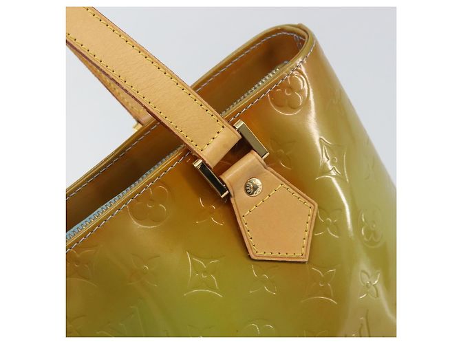 LOUIS VUITTON Borsa a Mano Monogram Vernis Houston Blu Baby M91005 LV Auth ka537 Blu chiaro - vista 17